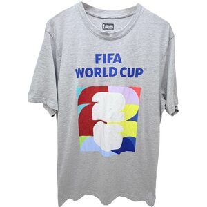 FIFA Gray FIFA World Cup Canada Mexico USA T-Shirt Cotton Men's XL-EG-TG